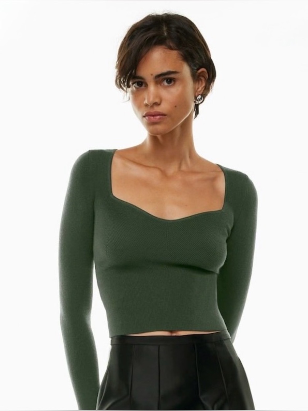 Aritzia Wilfred Tuscany Sweater Green M